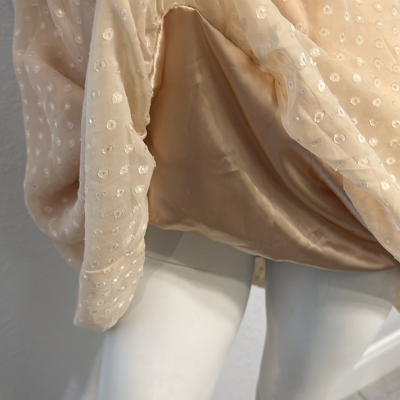 NWT- Essential by A.B.S. Allen Schwartz Cream Cocktail Mini Dress - Picture 12 of 14